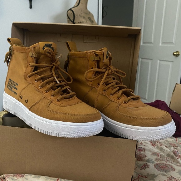 nike sf air force 1 desert ochre